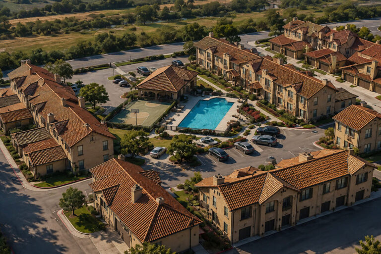 conceptual image of a 70 unit apartment complex