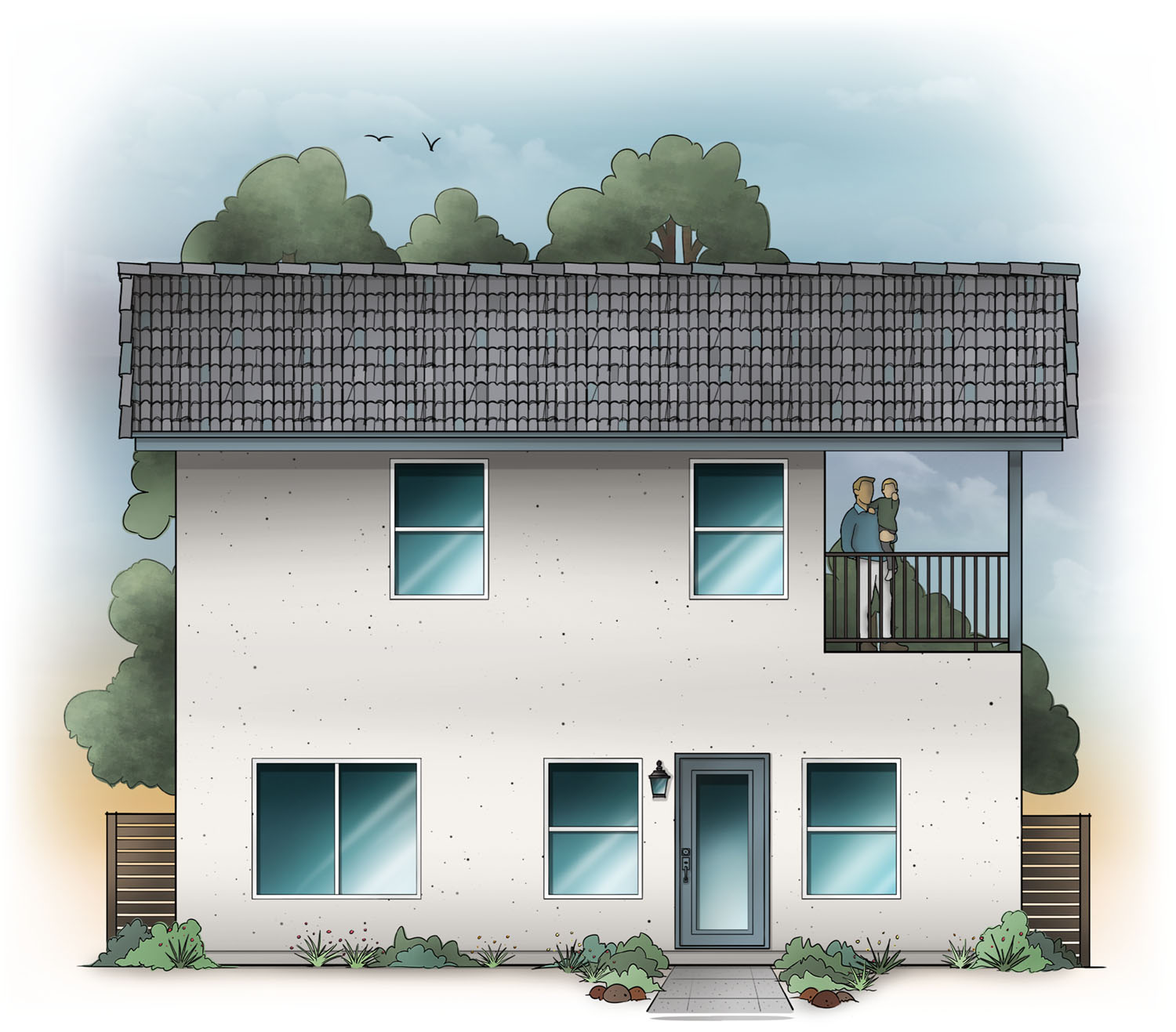 1145-24 residential home floorplan