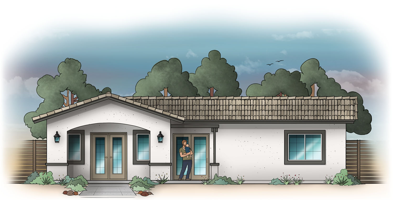 1183-25 residential home floorplan