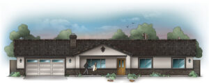 1288-25 residential home floor plan